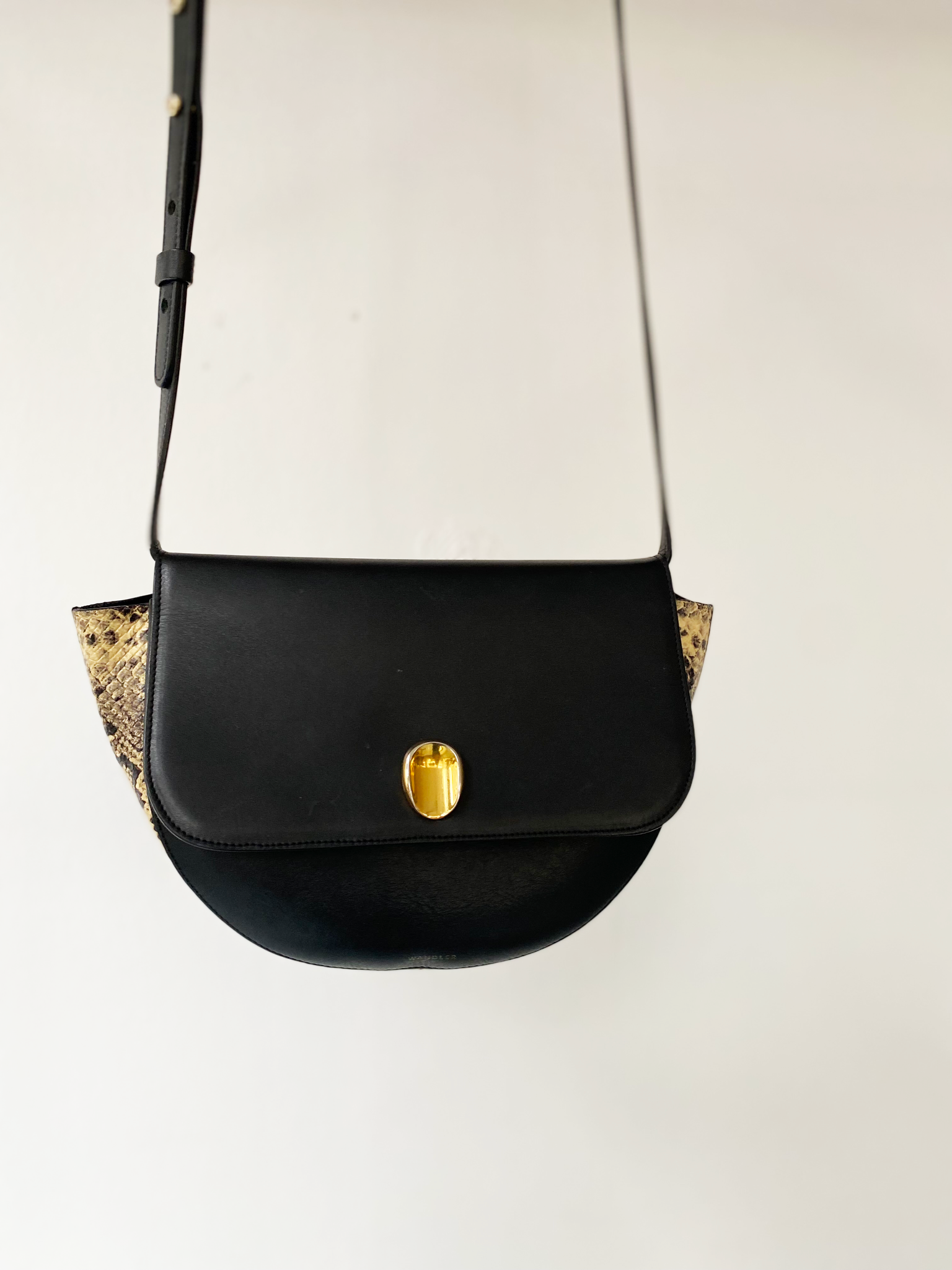 Wandler billy snake shoulder bag