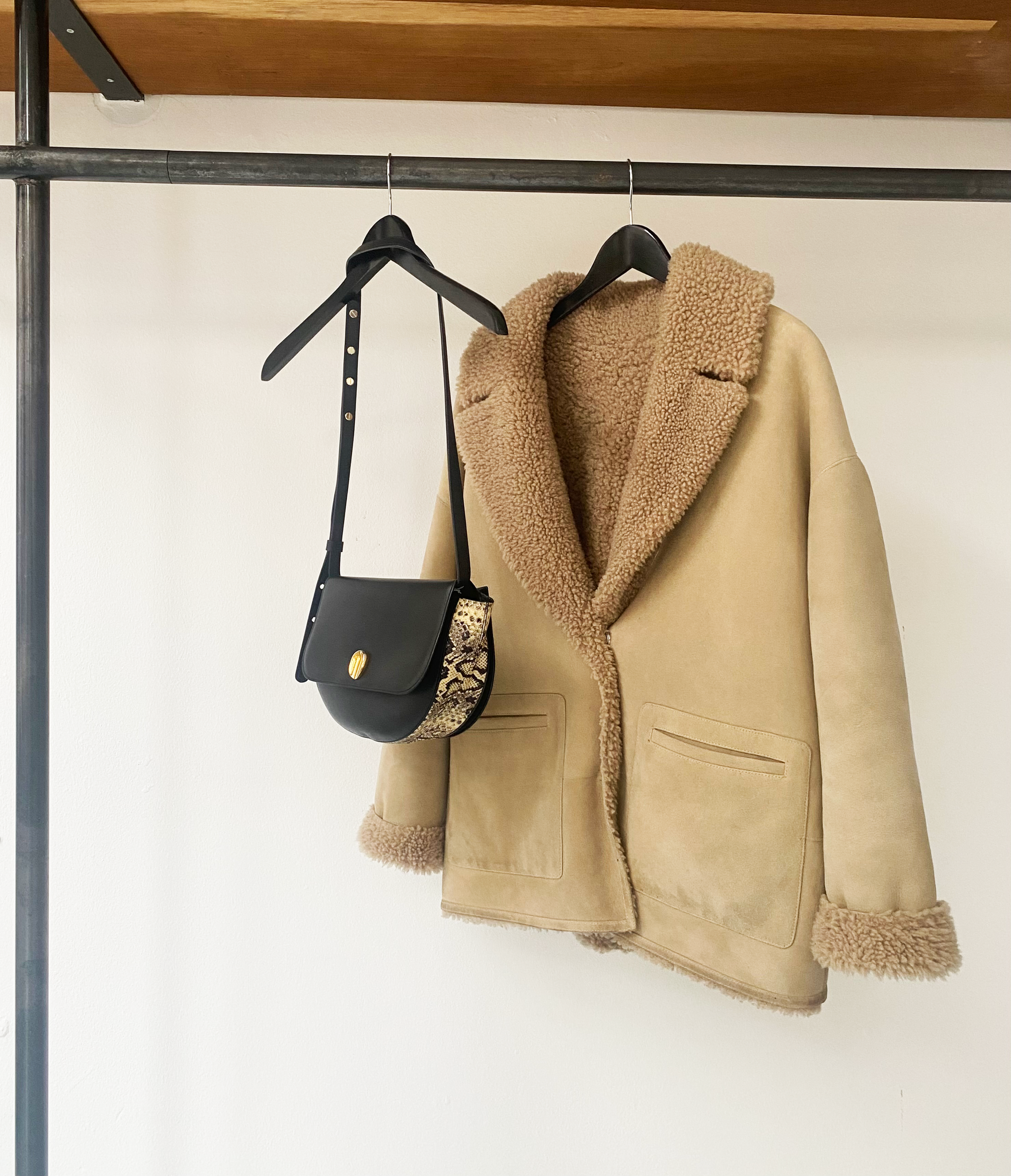 Wandler billy snake shoulder bag