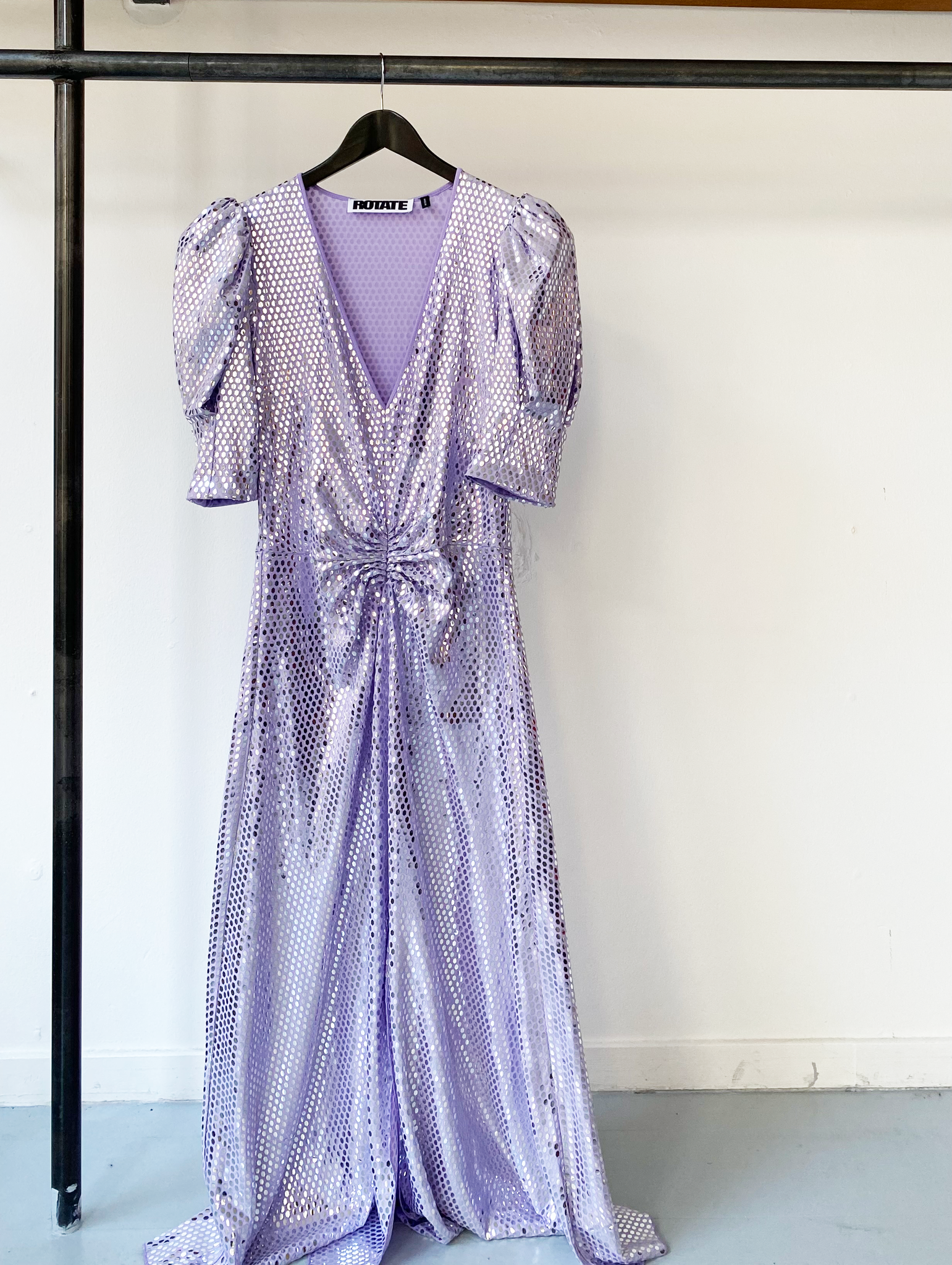 ROTATE Birger Christensen sierina draped dress size 38