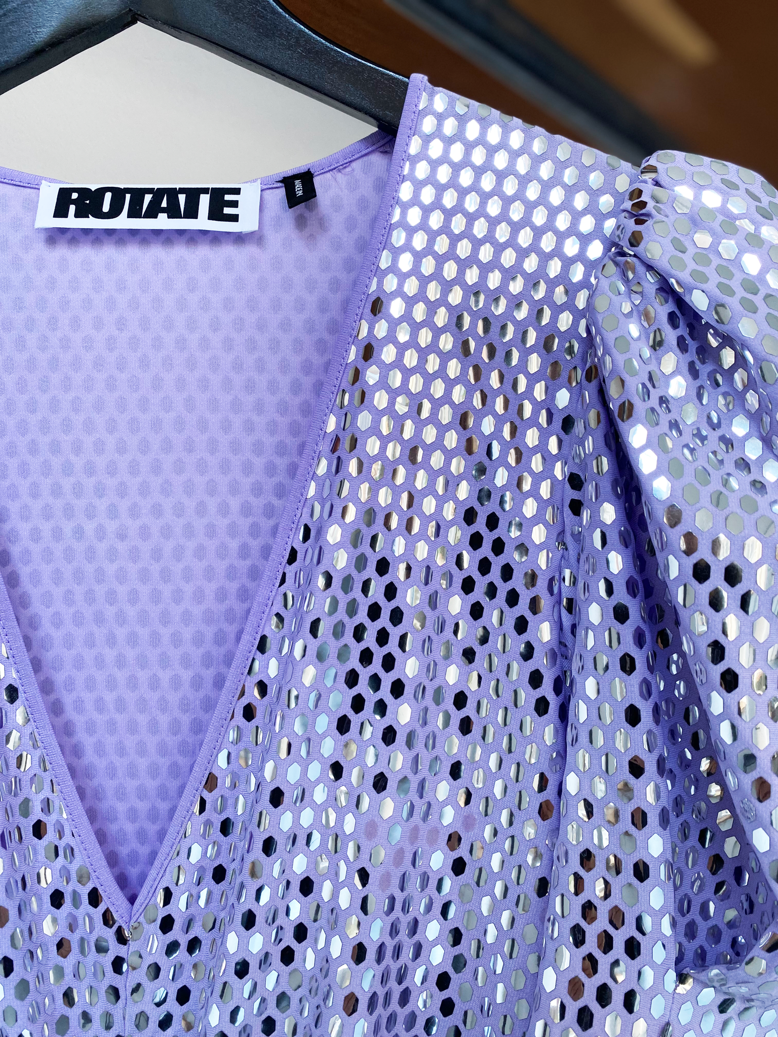 ROTATE Birger Christensen sierina draped dress size 38