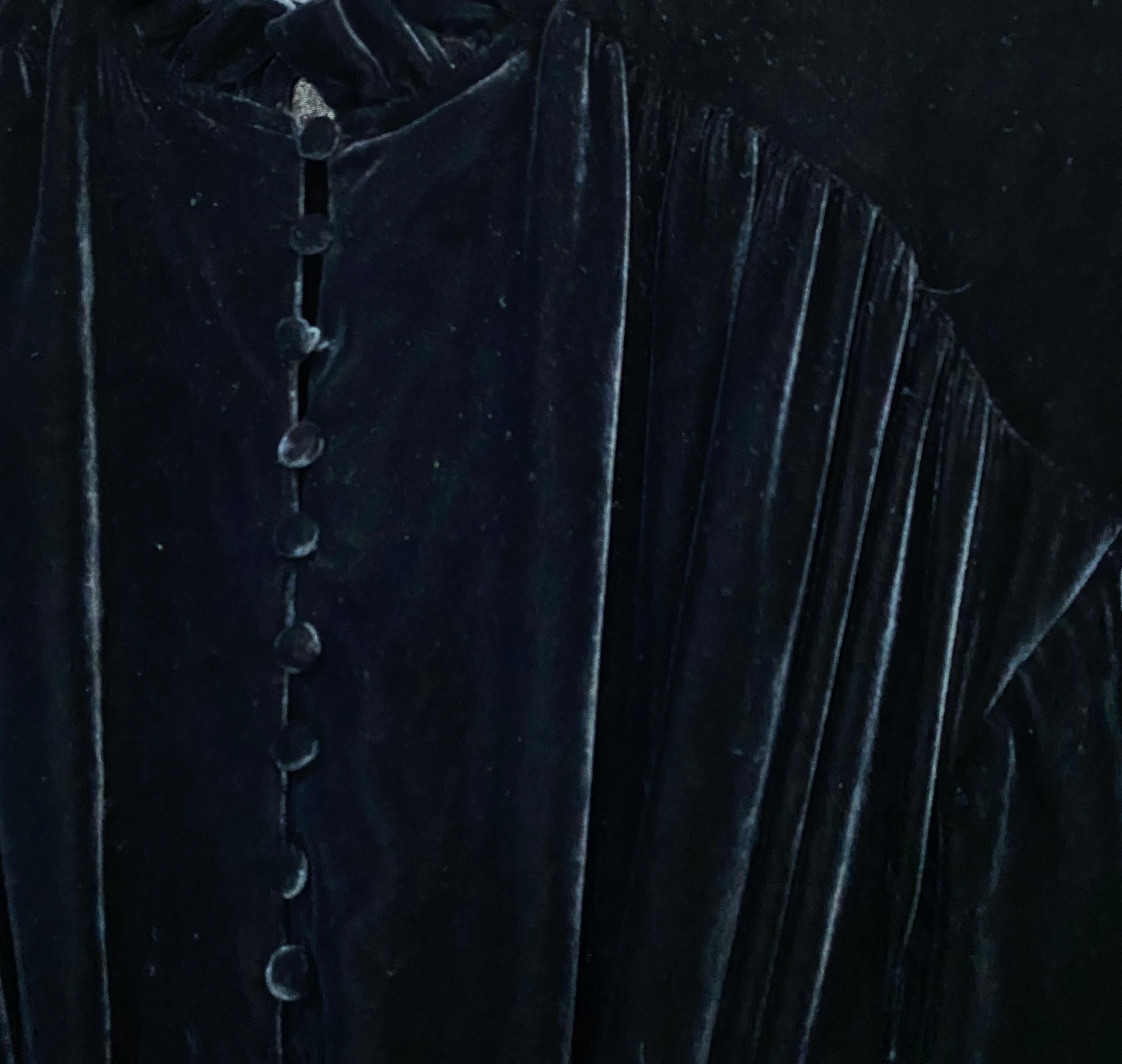 Hofmann Copenhagen black velvet dress size 36