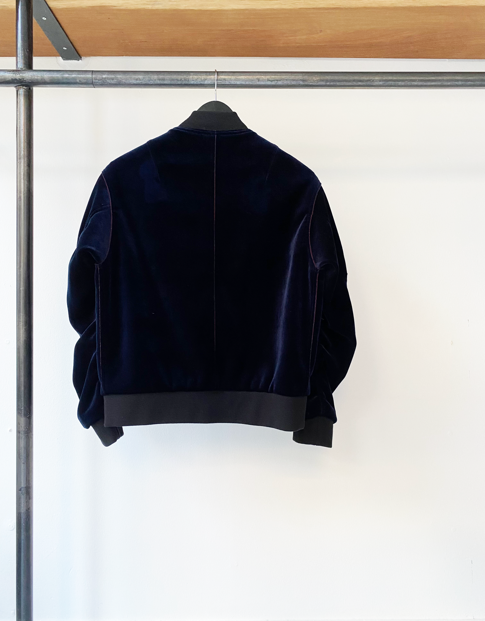 Sandro velvet bomber jacket size 2