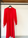 Graumann red silk long sleeve dress size S
