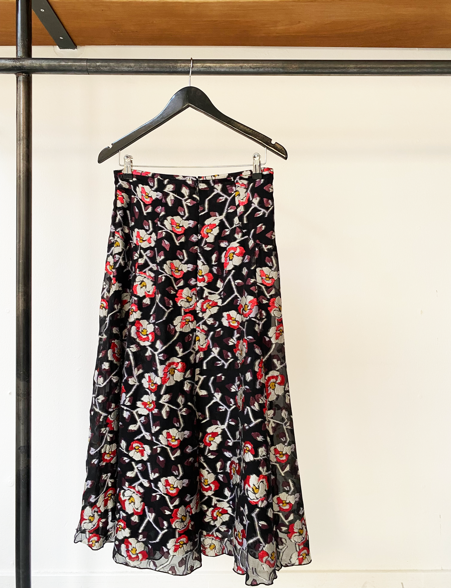 Isabel Marant silk floral pattern skirt size 40