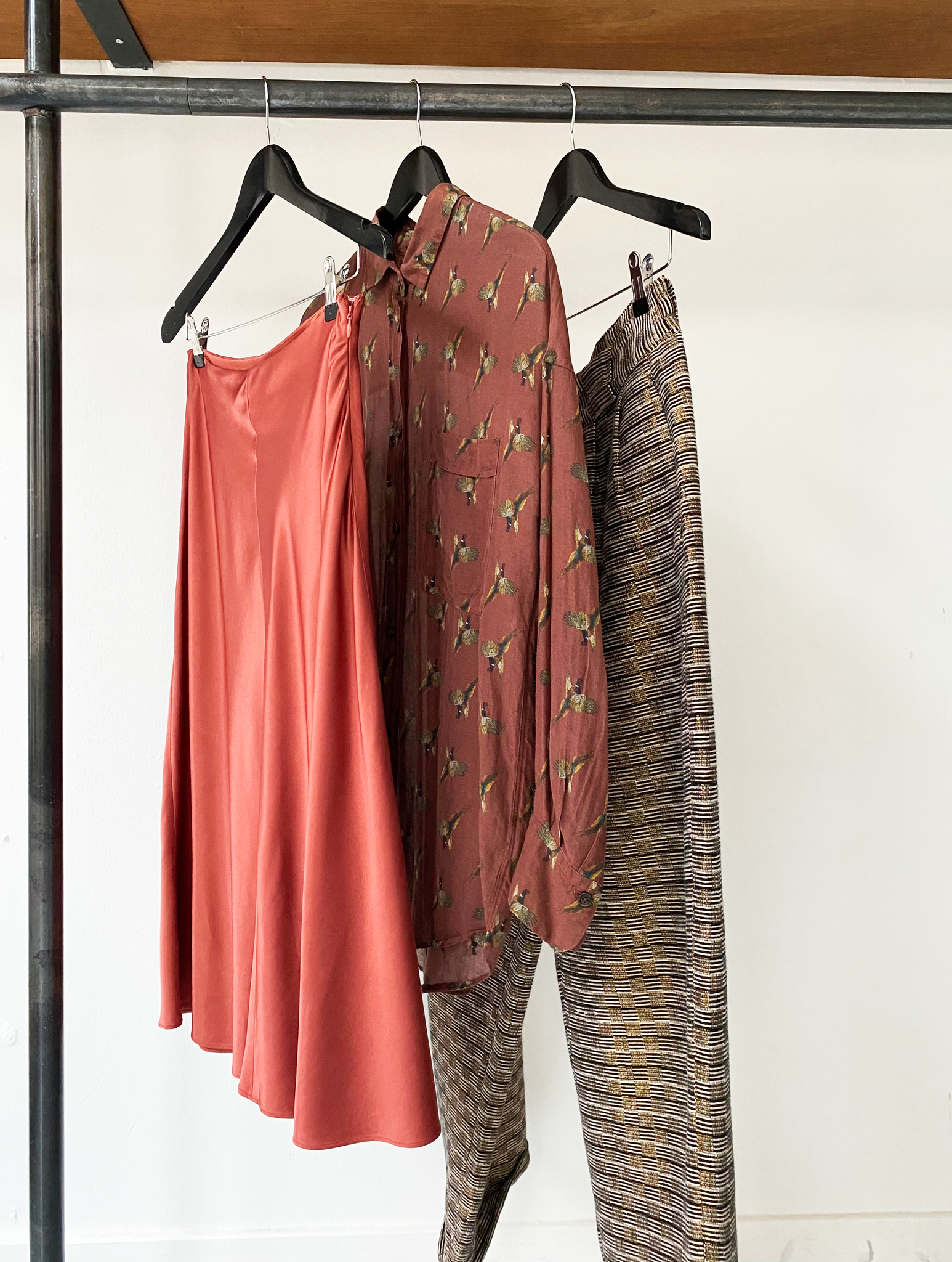 Forte Forte silk bird print shirt size 1