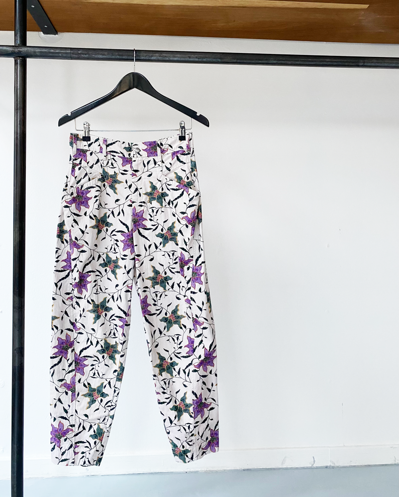 Isabel Marant gubaia floral-print trousers size 36