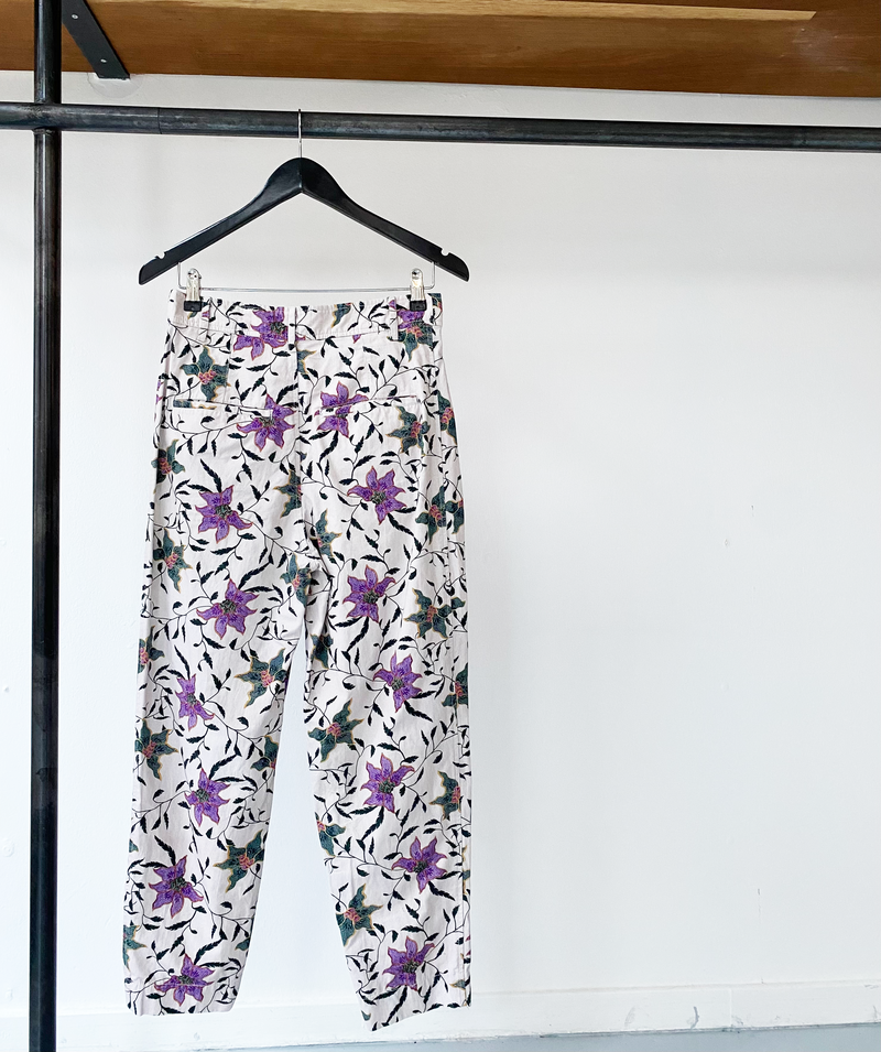 Isabel Marant gubaia floral-print trousers size 36