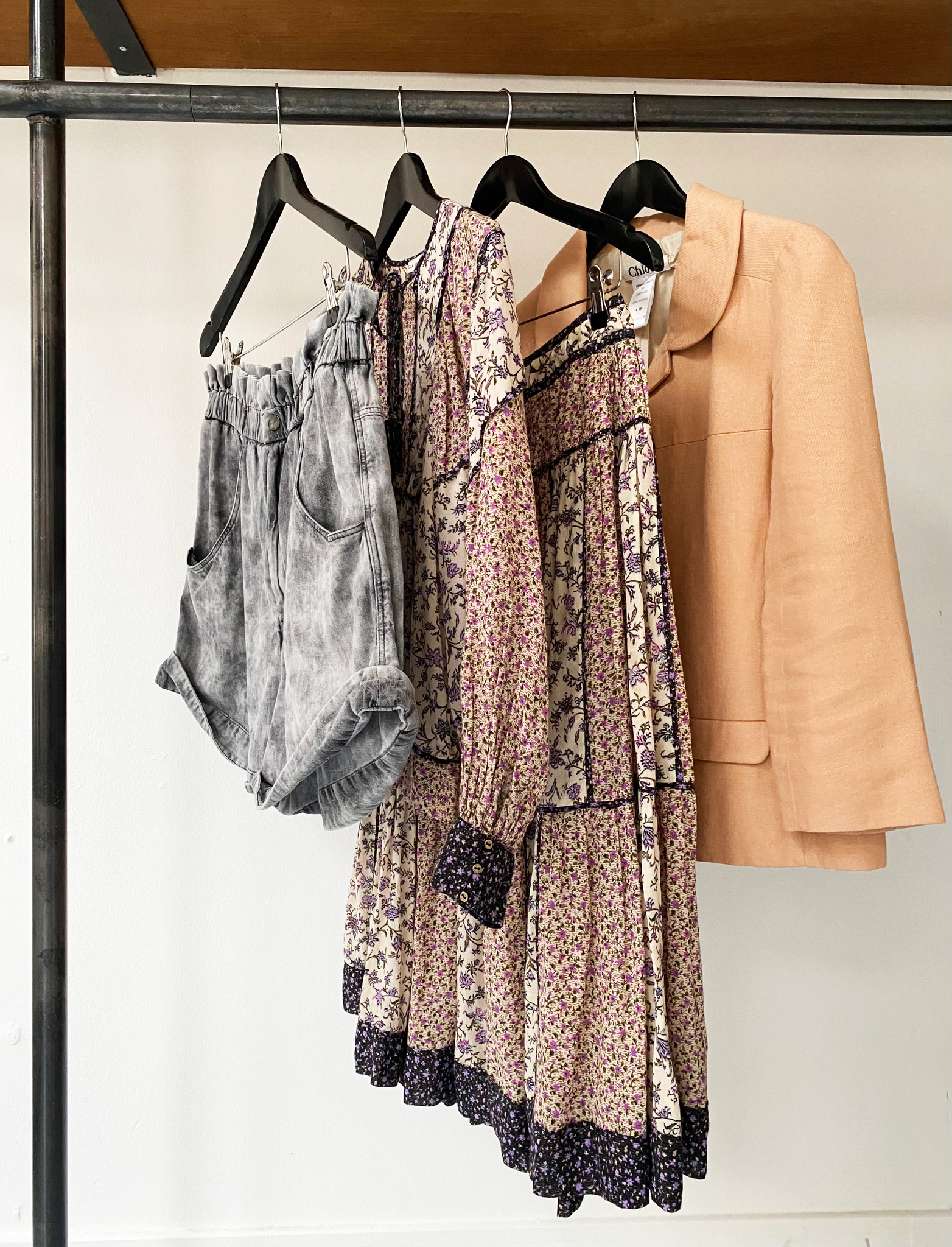 Ulla Johnson floral-print cropped blouse size 4