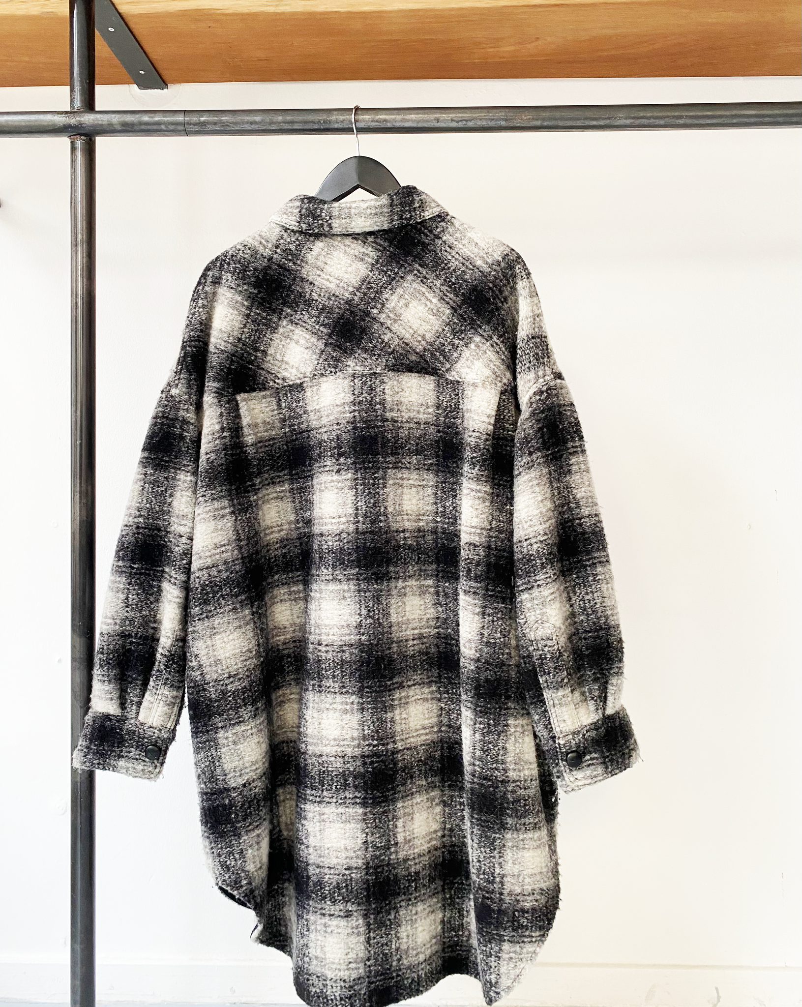 Isabel Marant Étoile wool checked overshirt size 2