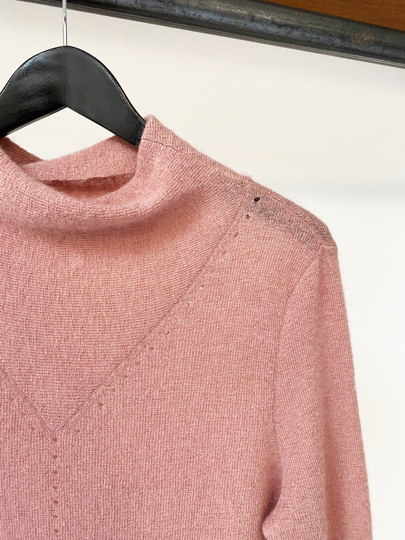 Filippa K pink mohair knit size S