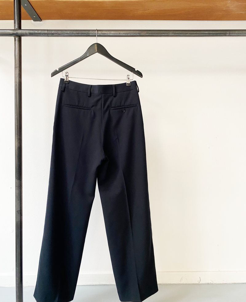 Lemaire blue cotton trousers size 38