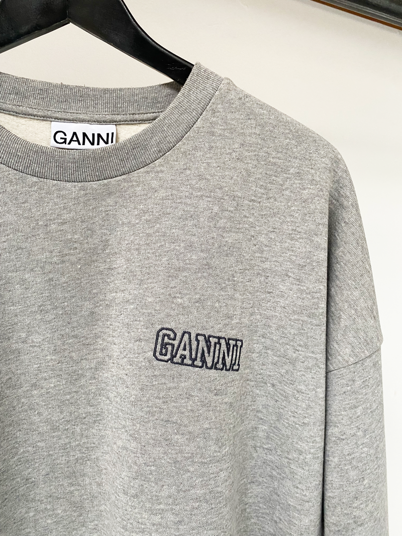 GANNI oversized logo sweatshirt size XXS/XS