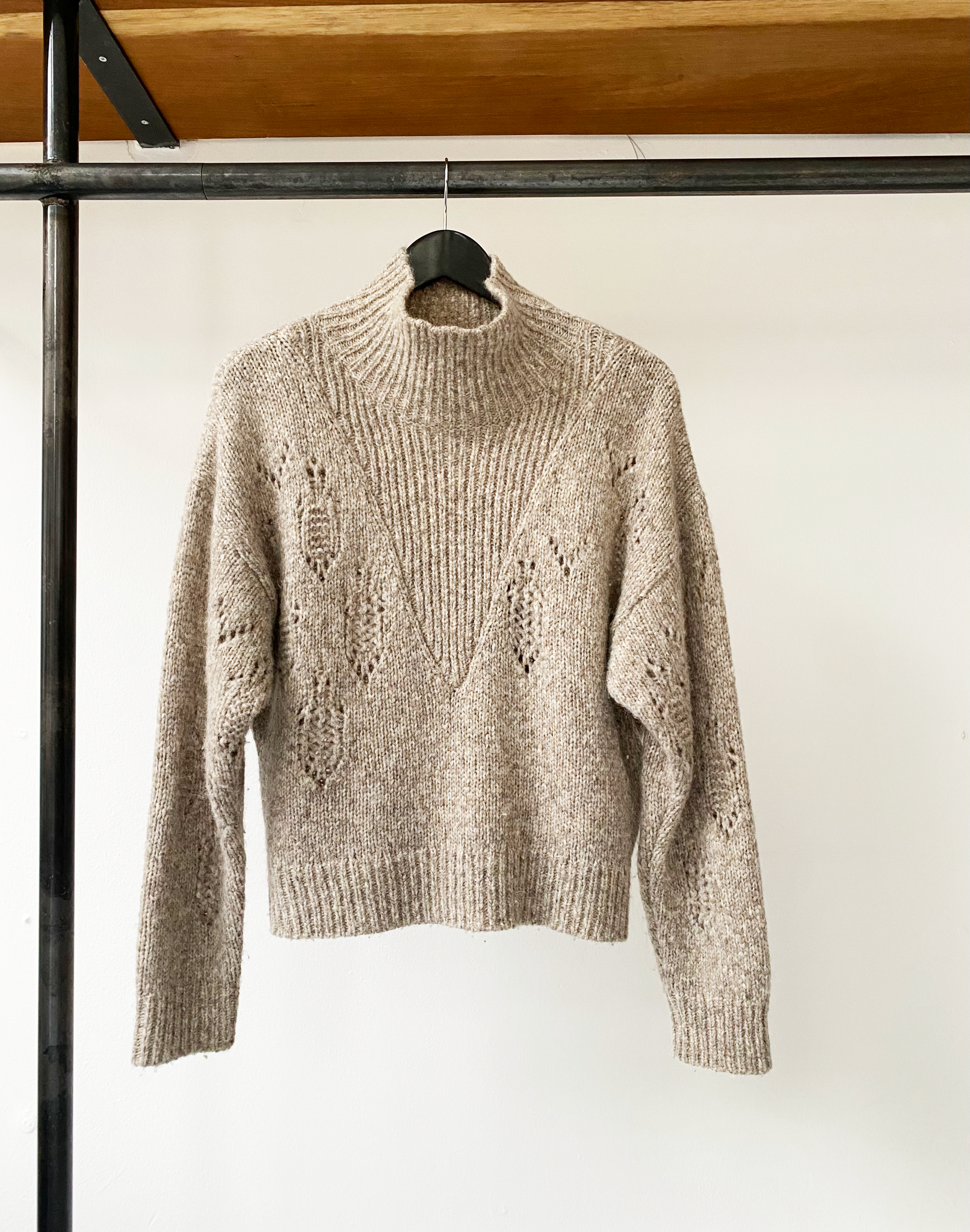 IRO chunky knitted turtleneck size L