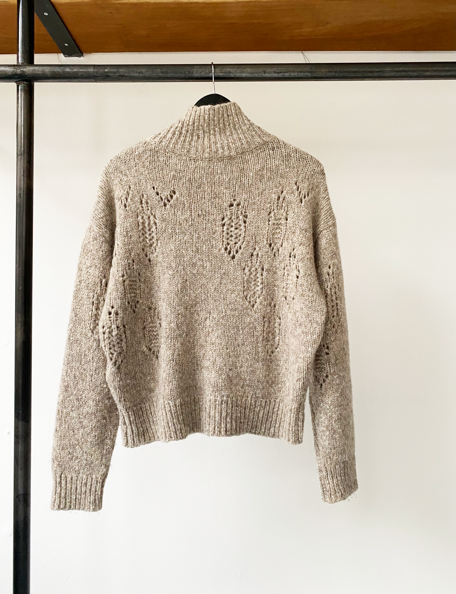 IRO chunky knitted turtleneck size L