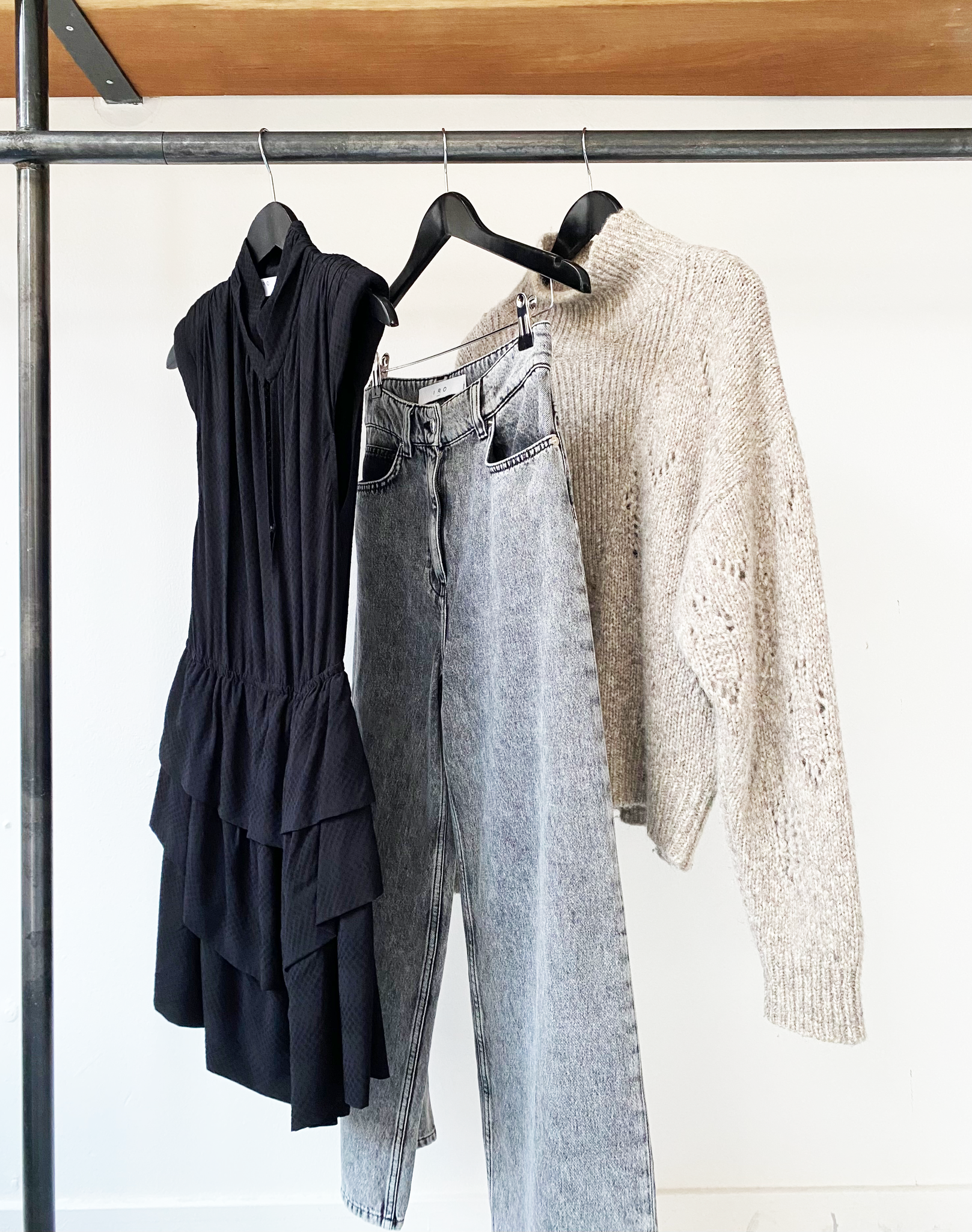 IRO chunky knitted turtleneck size L