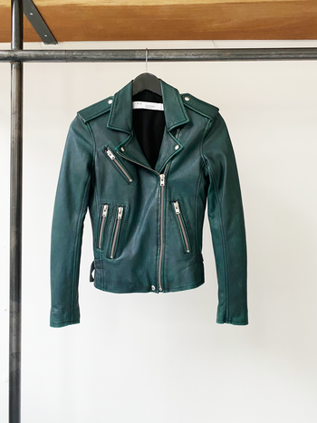 IRO newhan leather jacket size 36