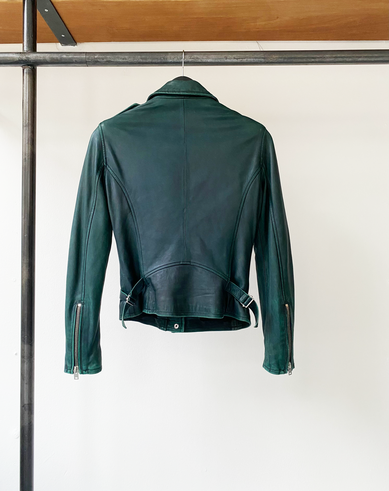 IRO newhan leather jacket size 36