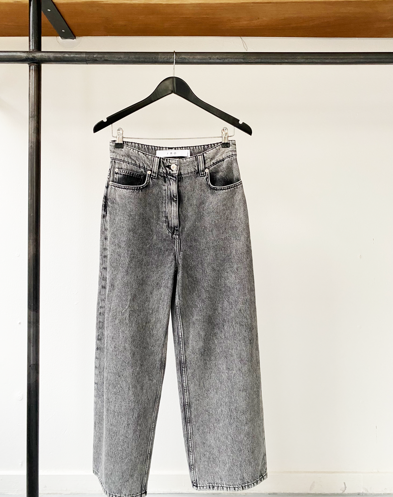 IRO grey denim wide leg jeans size 26