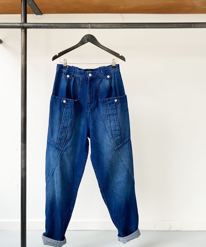 Isabel Marant dark blue kerris jeans size 38