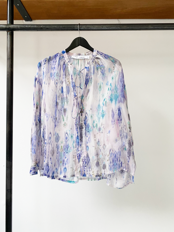 IRO pastel print blouse size 36