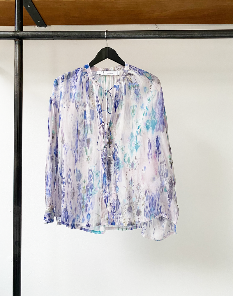 IRO pastel print blouse size 36