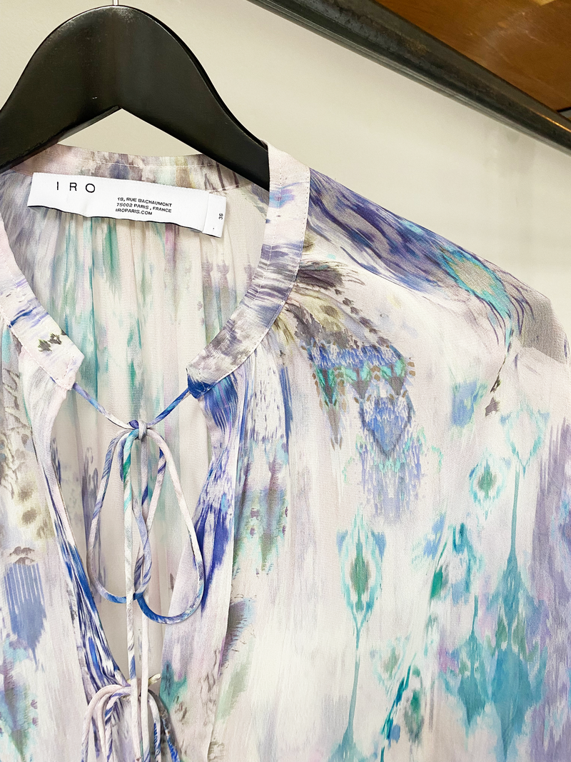 IRO pastel print blouse size 36
