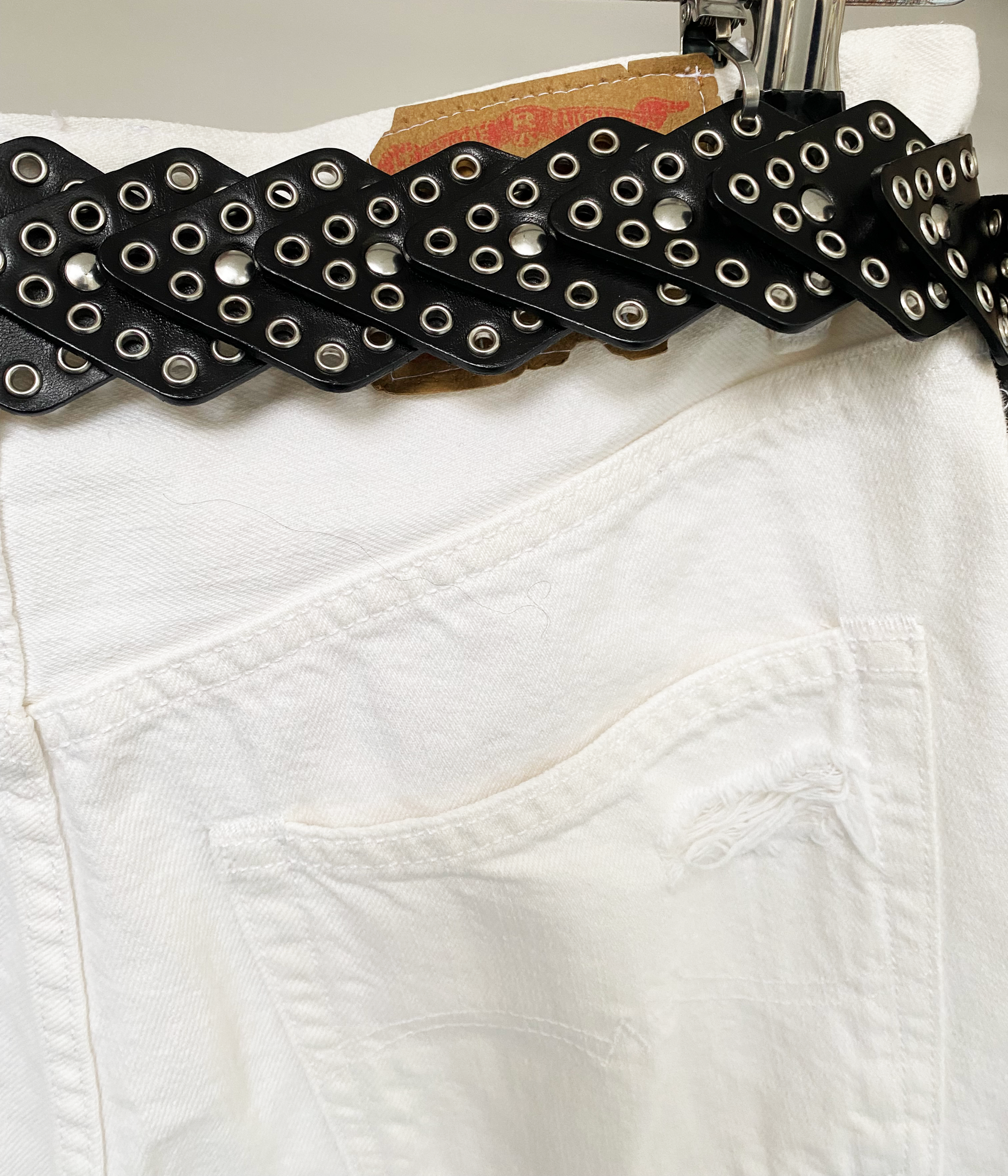 Denimist white denim shorts size 25