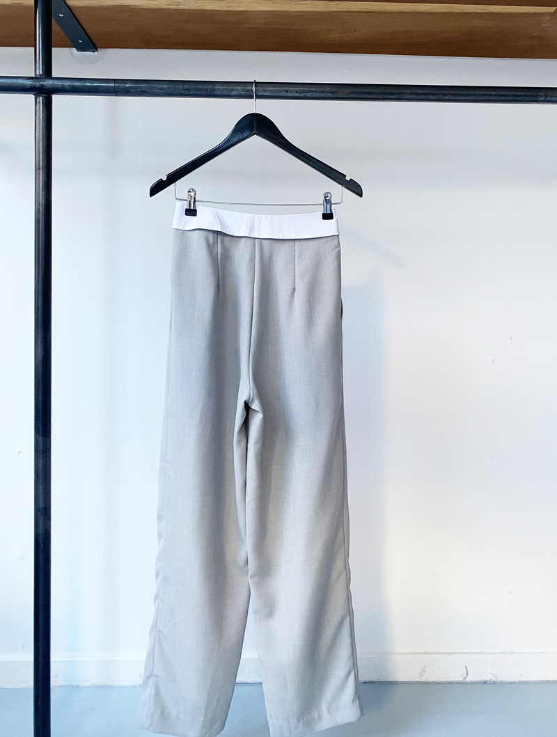 The Frankie Shop grey tailored trousers size S