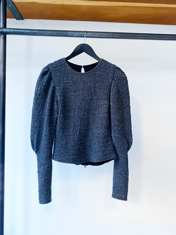 Isabel Marant anthracite bouclé knit size 36