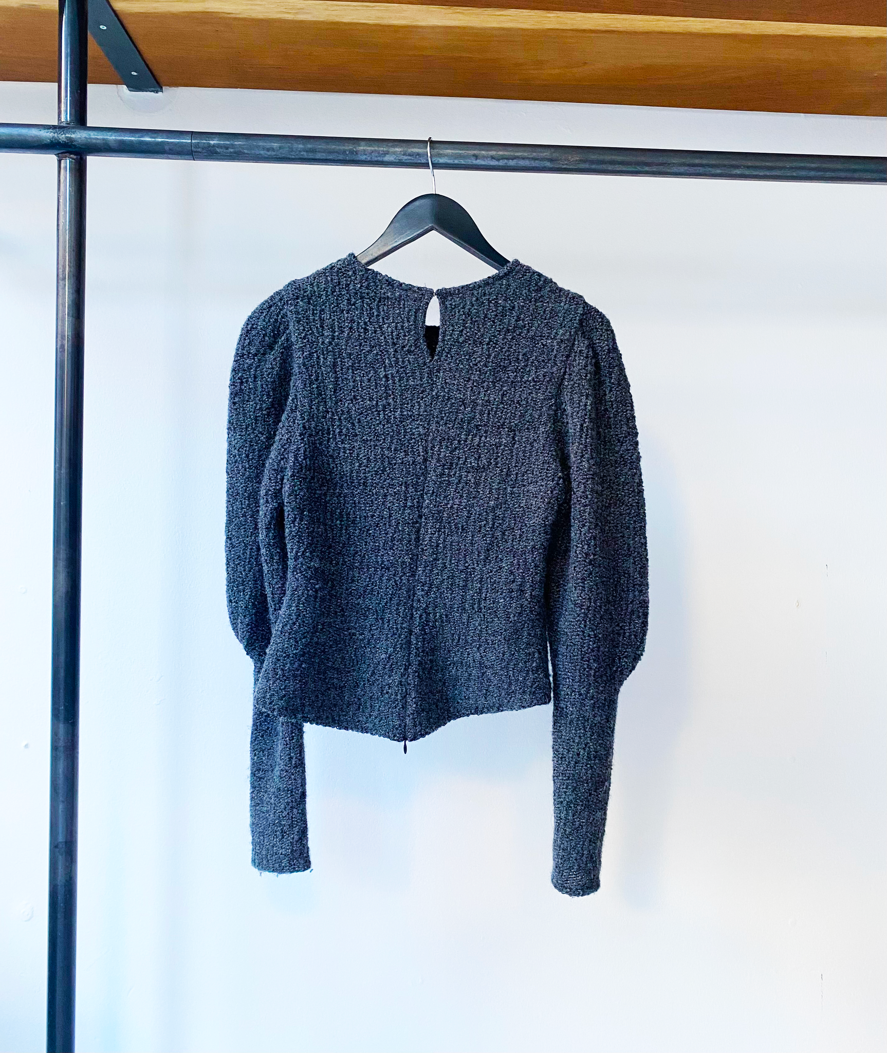Isabel Marant anthracite bouclé knit size 36