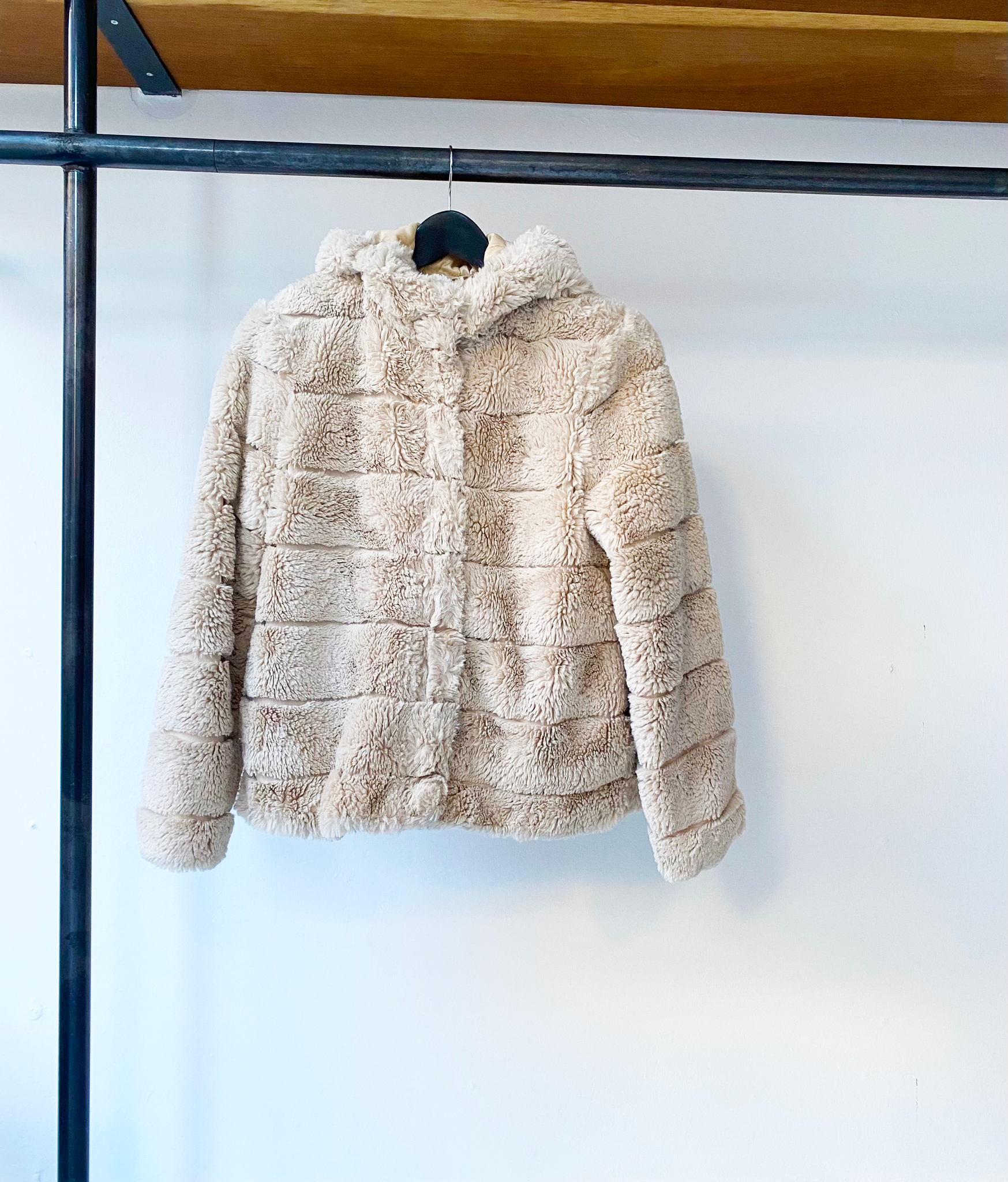 Samsøe Samsøe cream teddy jacket size XS