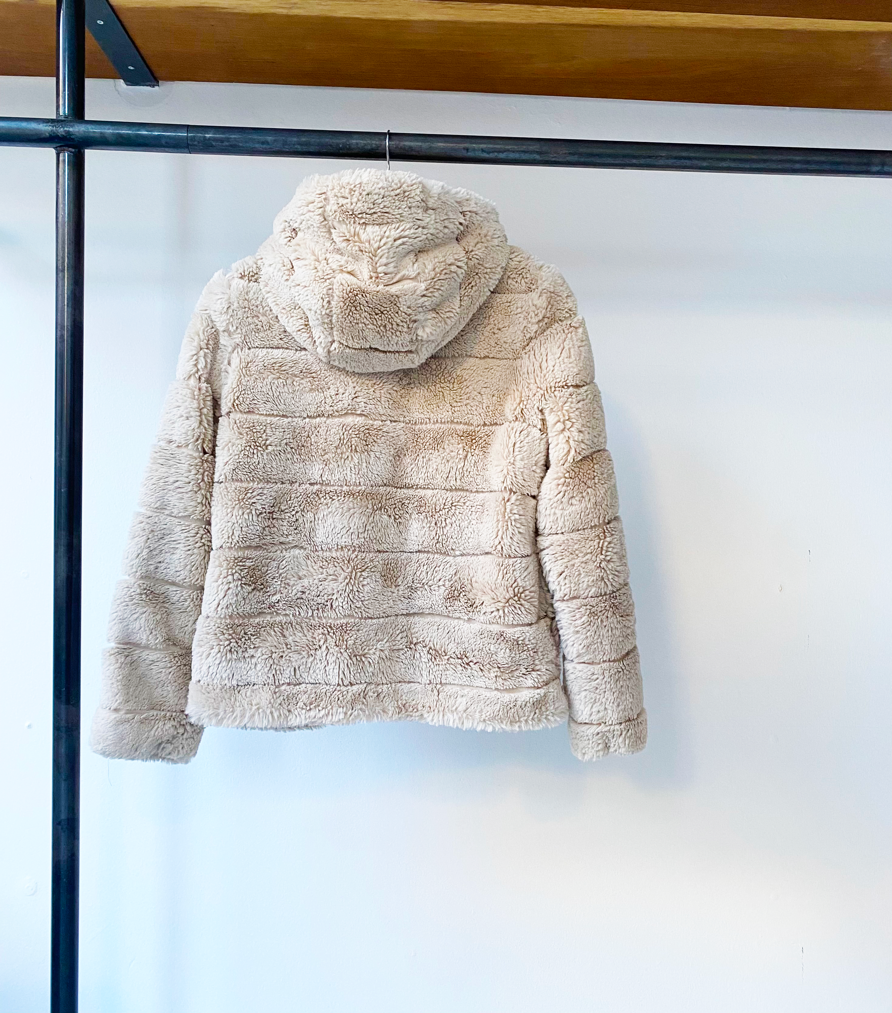 Samsøe Samsøe cream teddy jacket size XS