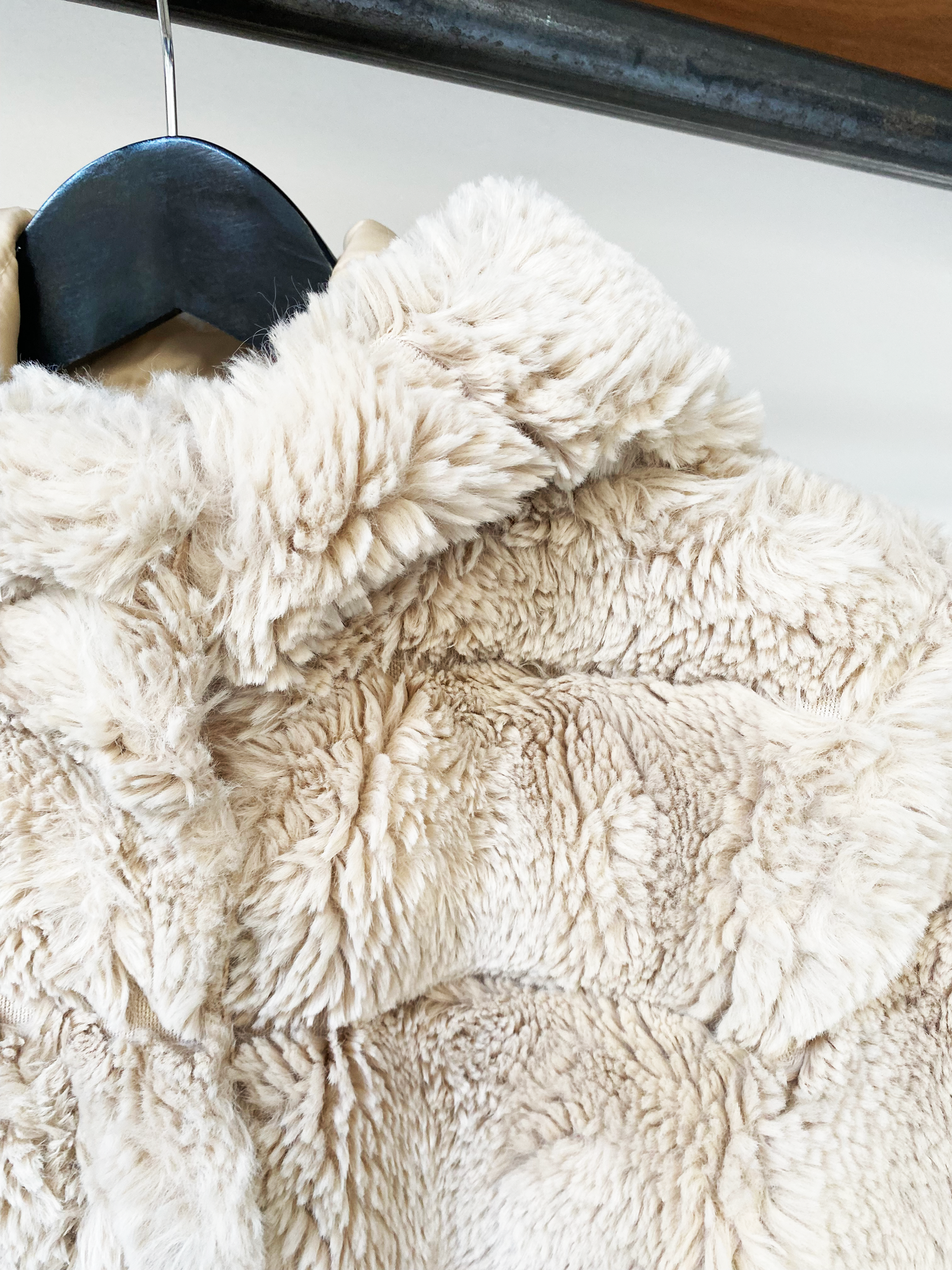 Samsøe Samsøe cream teddy jacket size XS