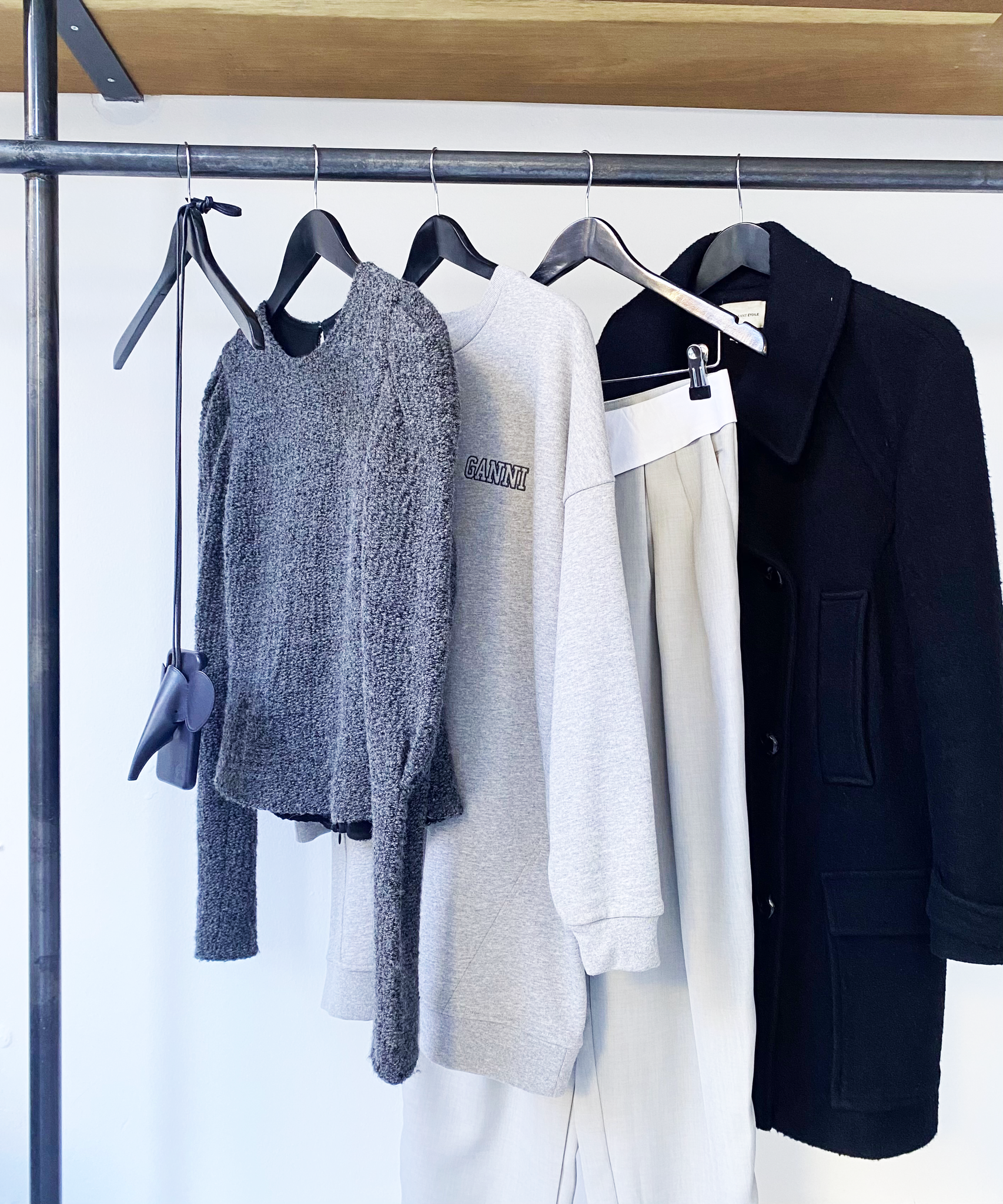 Isabel Marant anthracite bouclé knit size 36