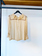 Leon and Harper golden ruffle blouse size unknown