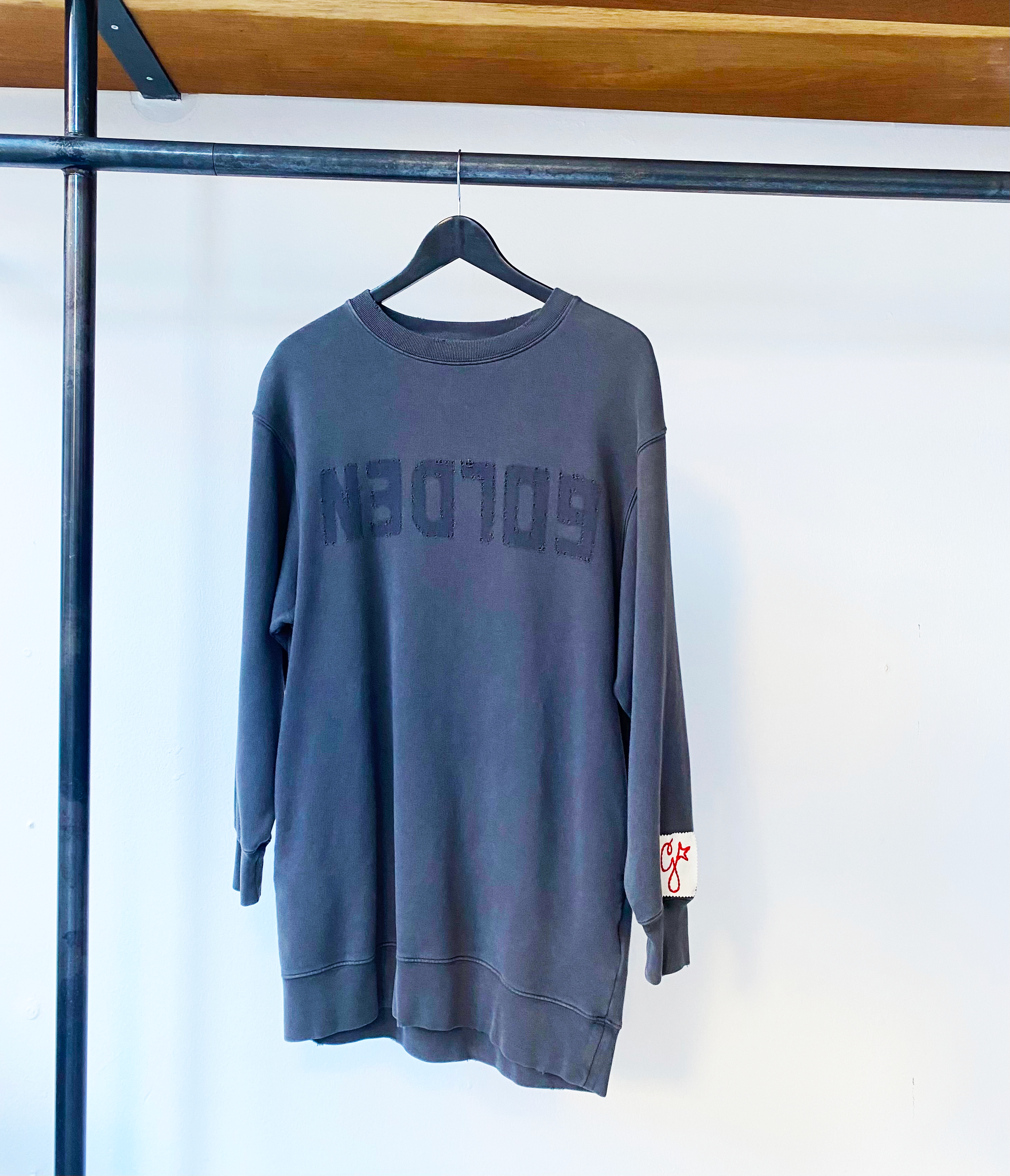 Golden Goose golden logo sweatshirt dress XS