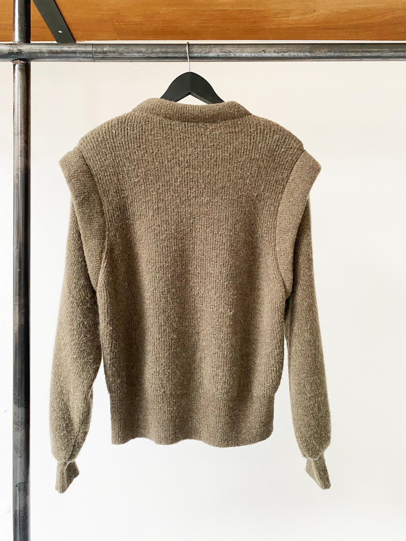 RÓHE rib-knitted alpaca blend jumper size 38