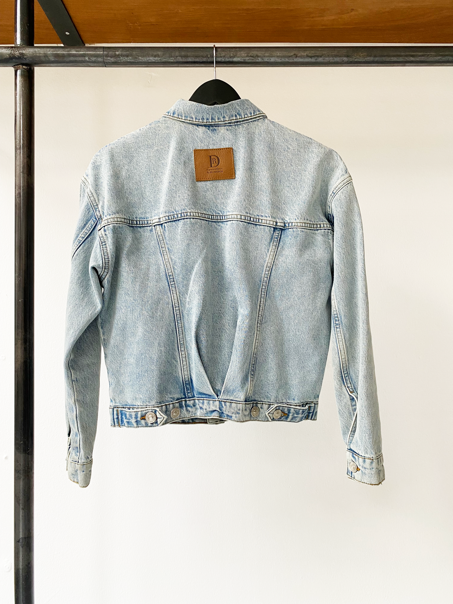 DÉ ROCOCO boxy puffy denim jacket size S