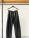 Kassl Editions oil light black trousers size 38