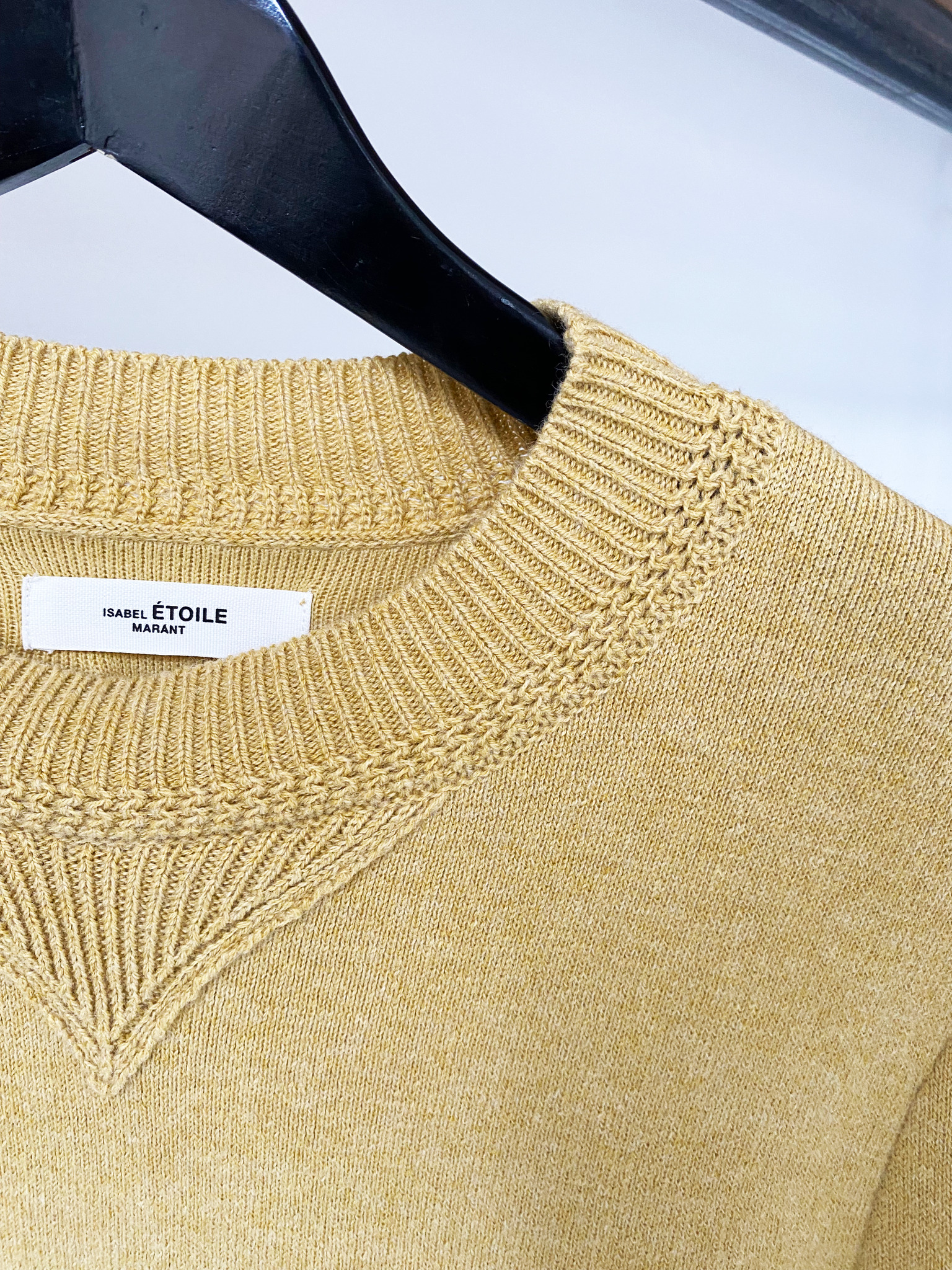 Isabel Marant Étoile kelaya mustard jumper size 36