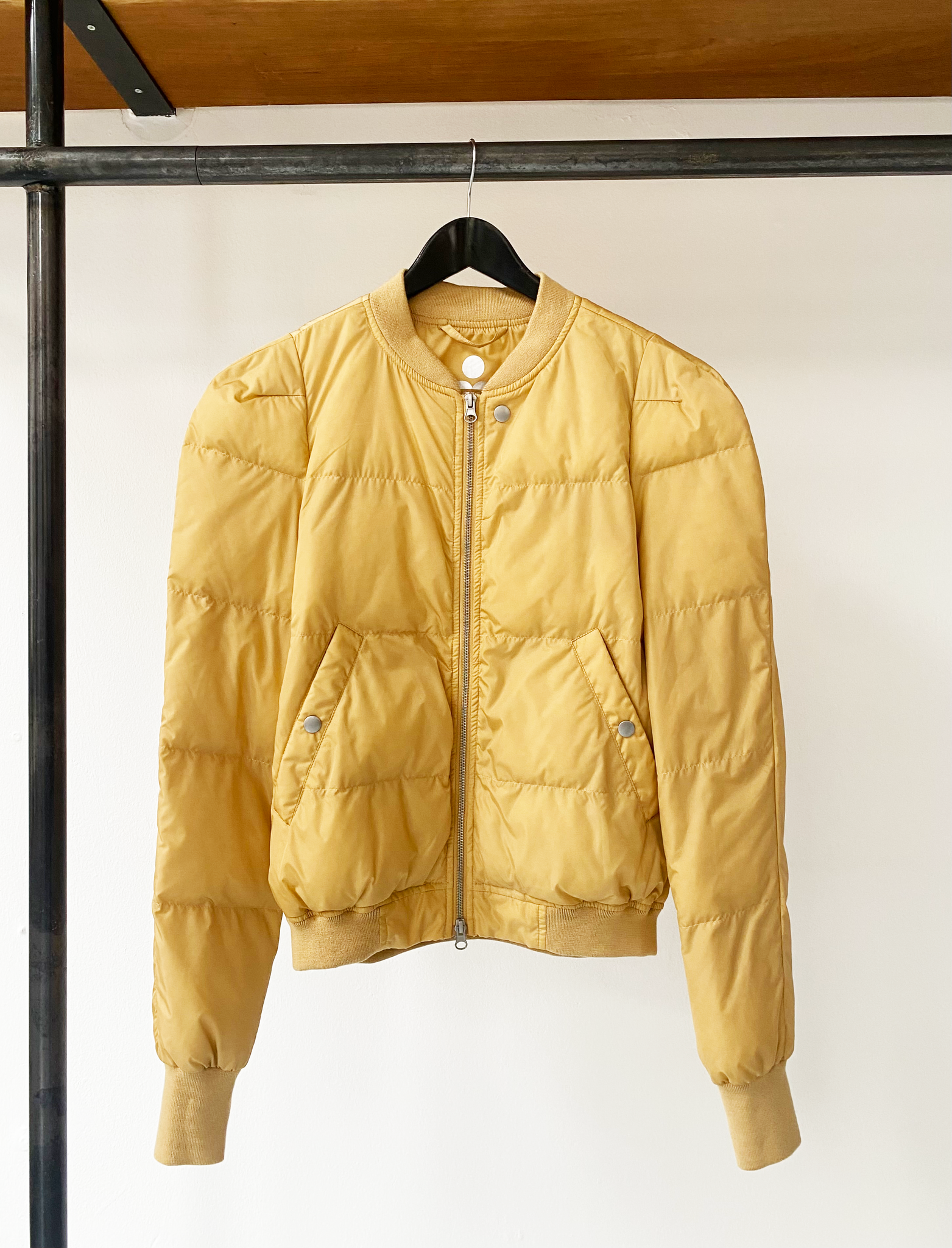 Isabel Marant mustard codyga puffer jacket size 36
