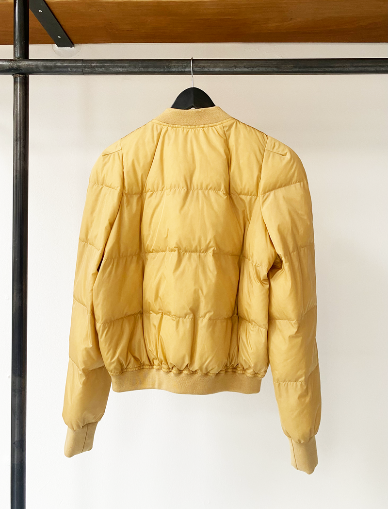 Isabel Marant mustard codyga puffer jacket size 36