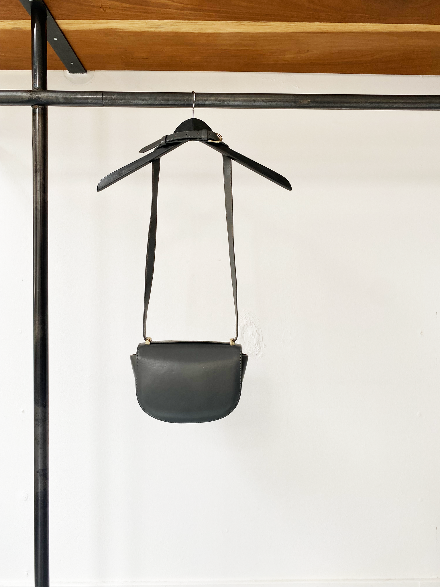 A.P.C. geneve crossbody bag blue-grey