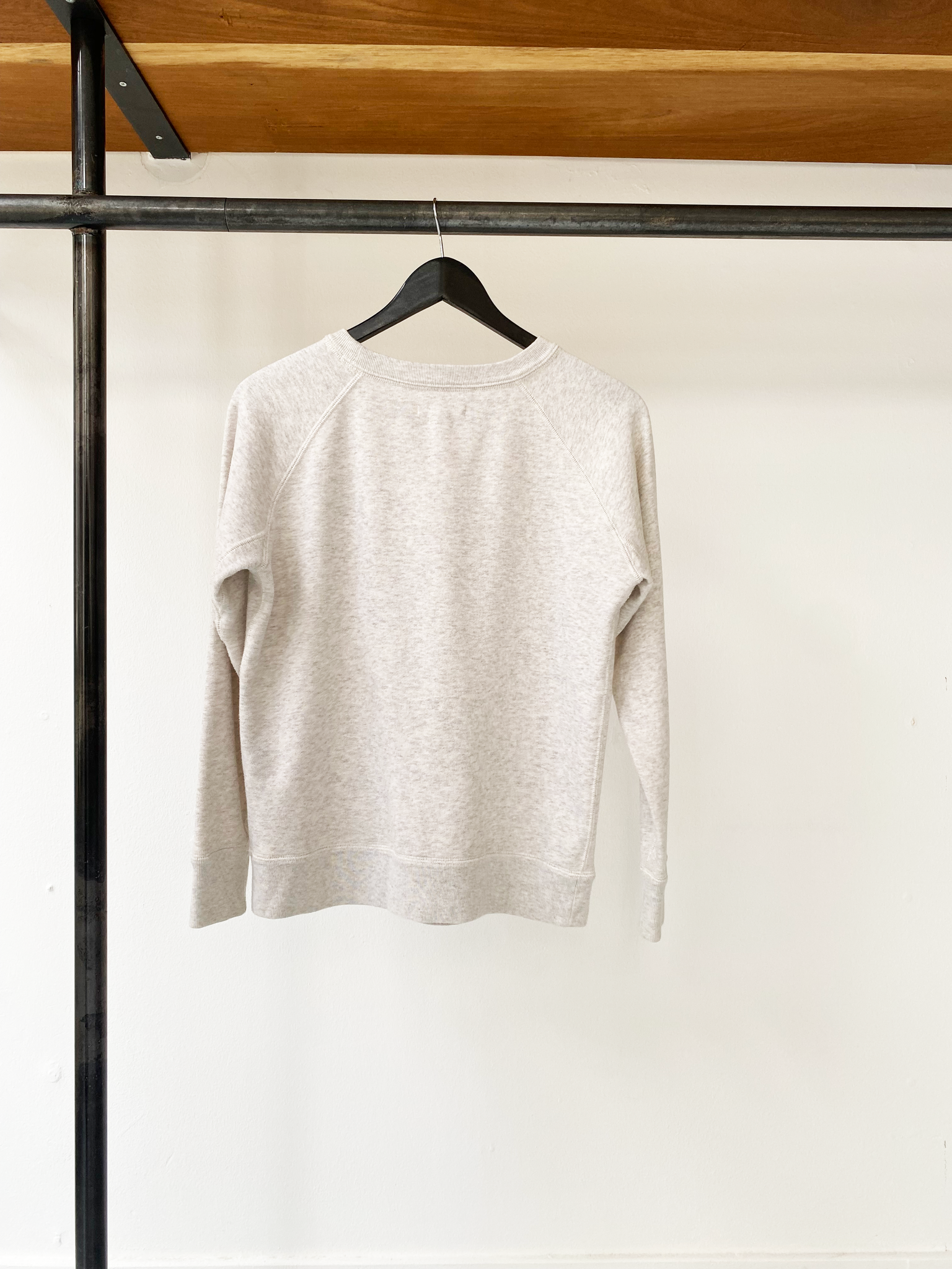 Isabel Marant Étoile grey velvet logo sweatshirt size 36