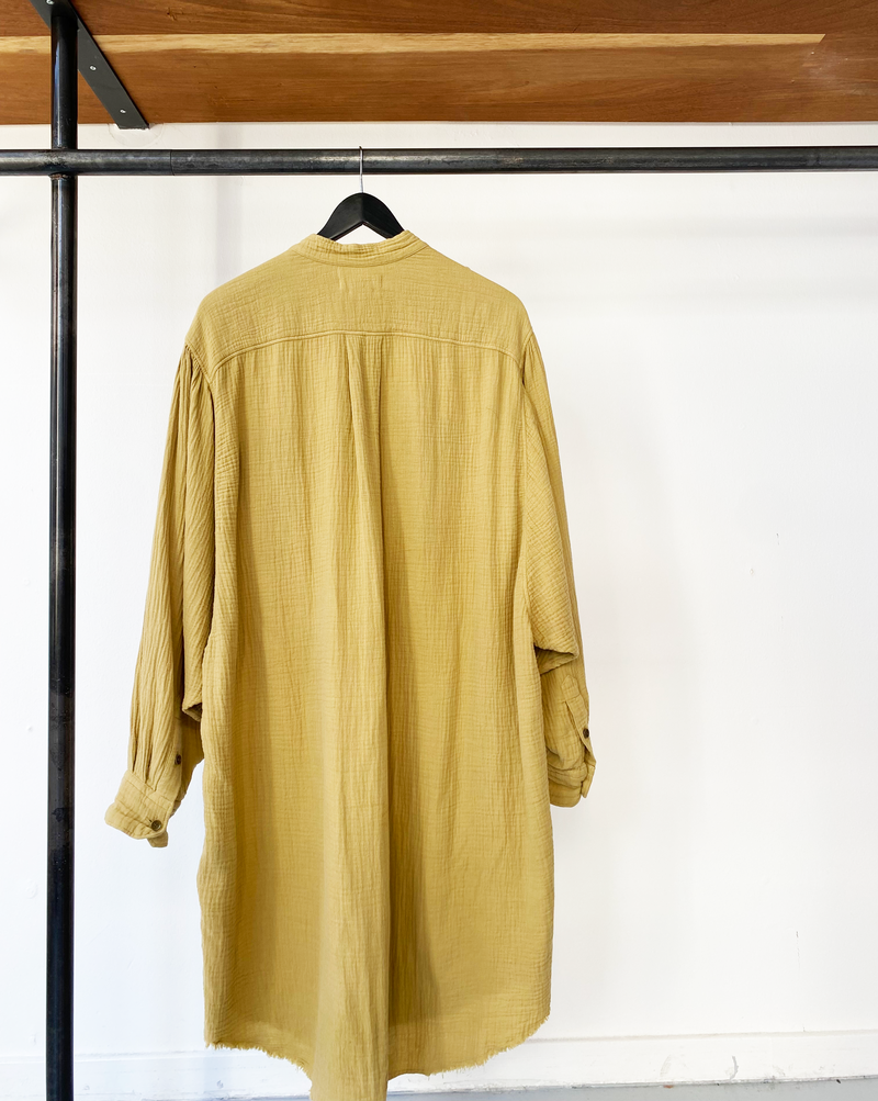 Isabel Marant Étoile cotton camel shirt dress size 38