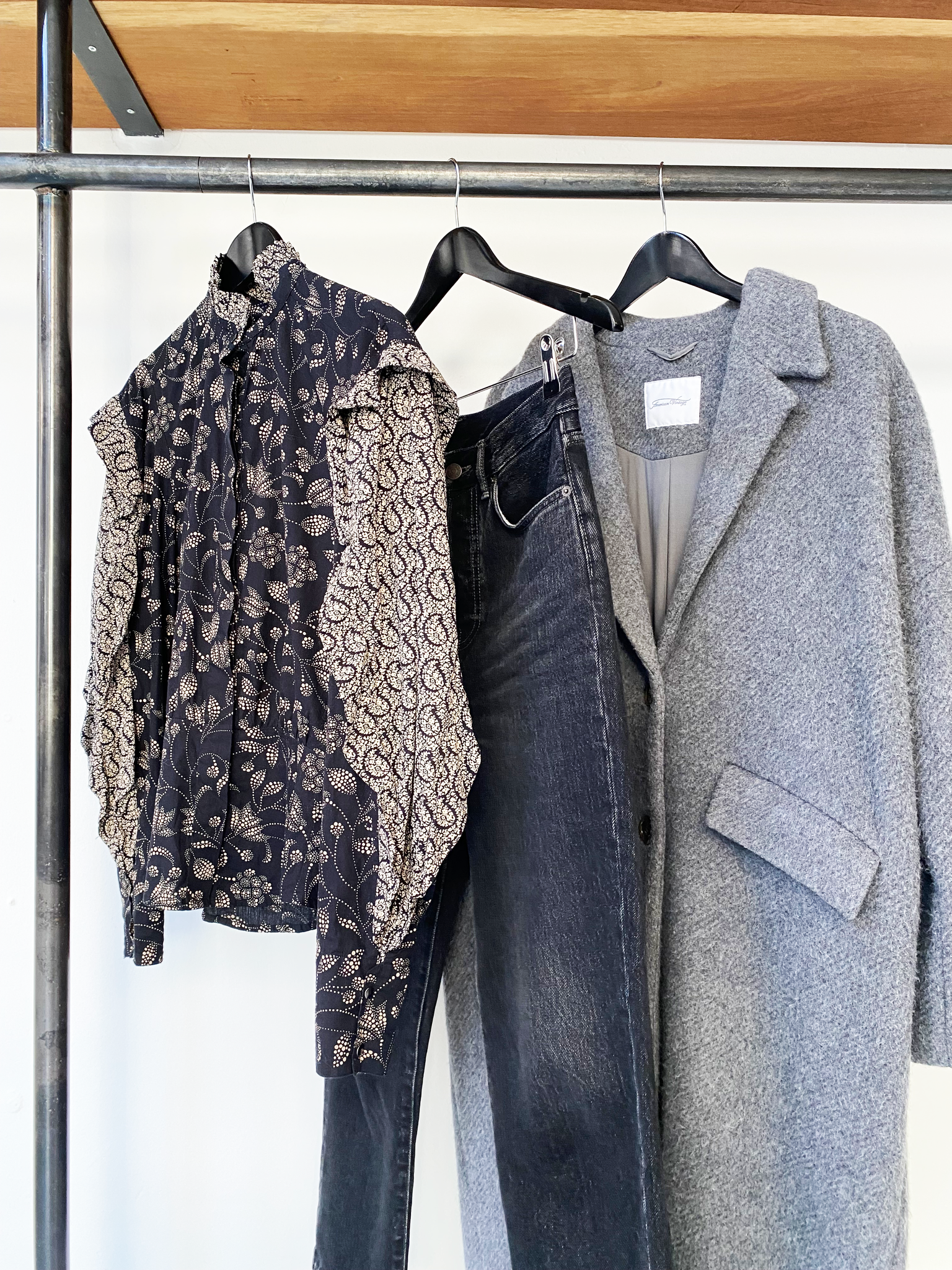 Isabel Marant Étoile black floral pattern shirt size 34