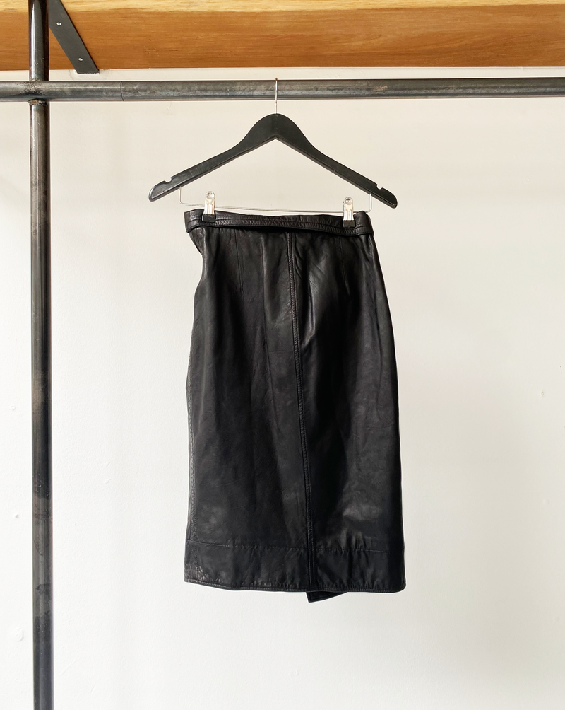 Isabel Marant Étoile leather wrap skirt size 36