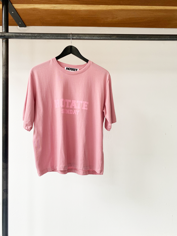 ROTATE Birger Christensen cropped logo tee size M