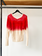 Isabel Marant red ombre mohair knit size 36