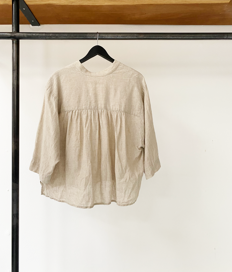 Masscob linen loose fit blouse size M
